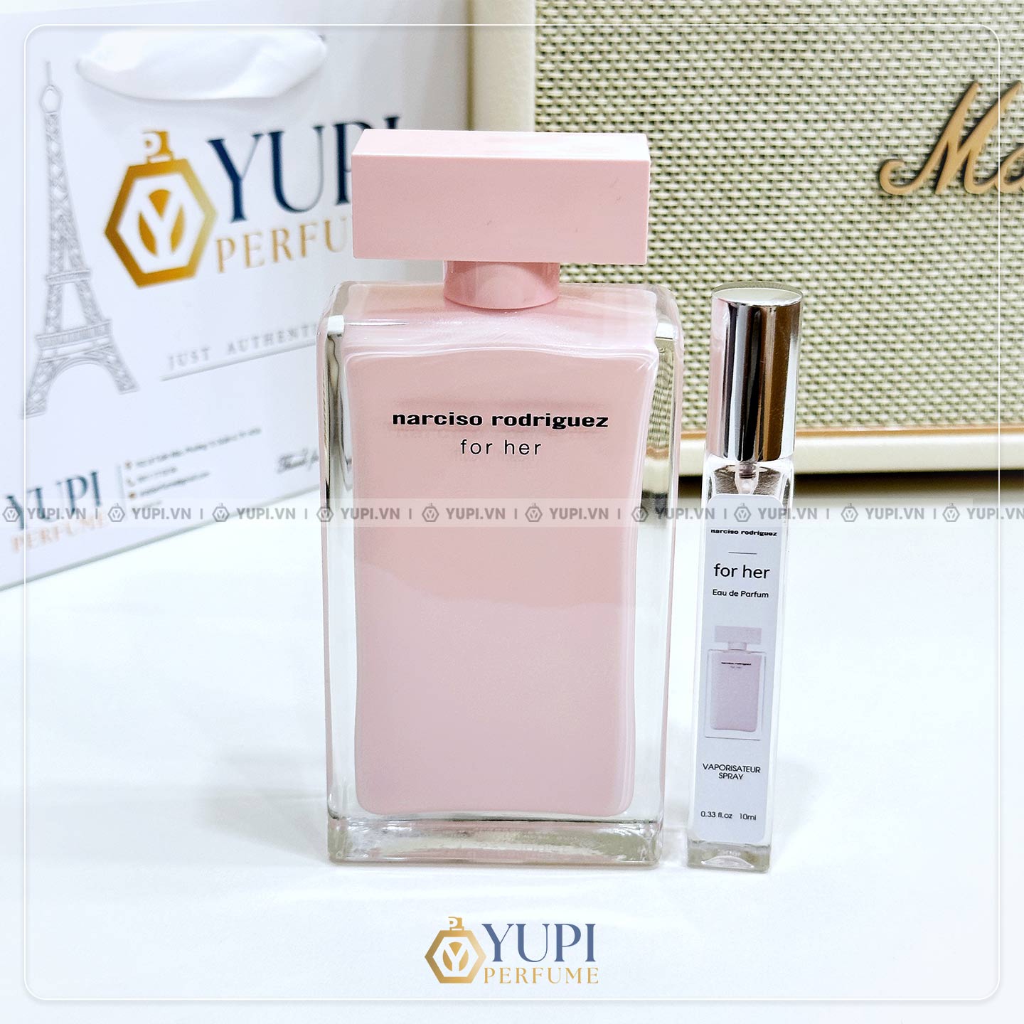 narciso rodriguez for her eau de parfum chiết 10ml